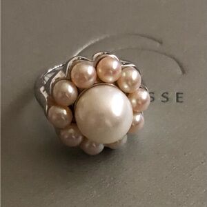 Irridesse by Tiffany Sterling Silver and Pearl Ring